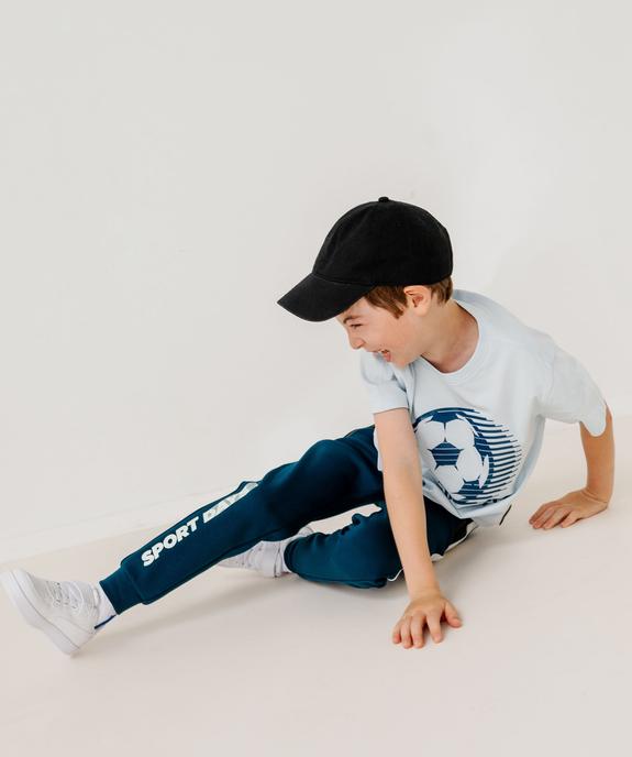 Jogging à bandes contrastantes garçon vue1 - GEMO (ENFANT) - GEMO