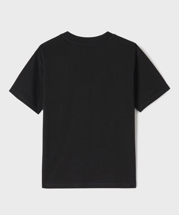 Tee-shirt manches courtes oversize en coton épais garçon vue3 - GEMO (JUNIOR) - GEMO