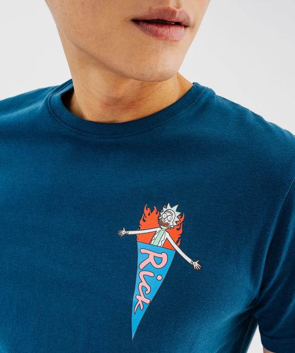 Tee-shirt à manches courtes imprimé devant et dos homme - Rick & Morty vue2 - RICK ET MORTY - GEMO