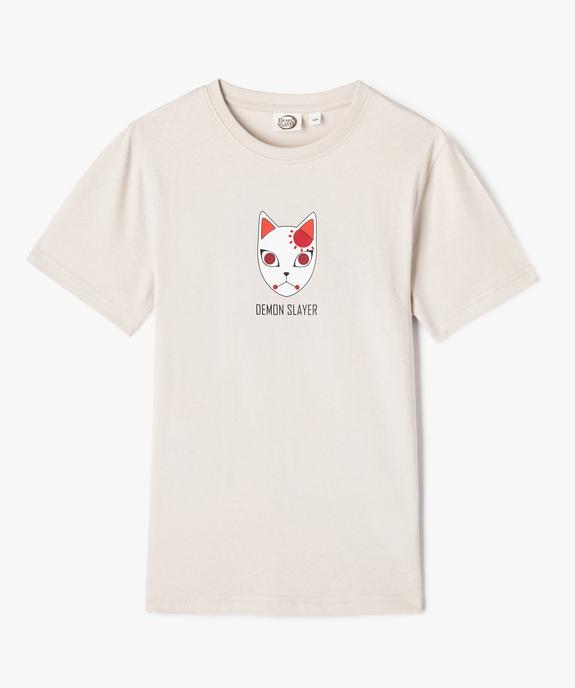Tee-shirt Demon Slayer double motif garçon vue1 - DEMON SLAYER - GEMO