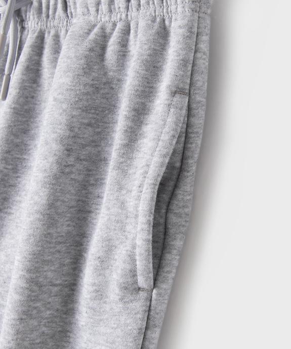 Pantalon de jogging large en molleton épais garçon vue3 - GEMO 4G GARCON - GEMO