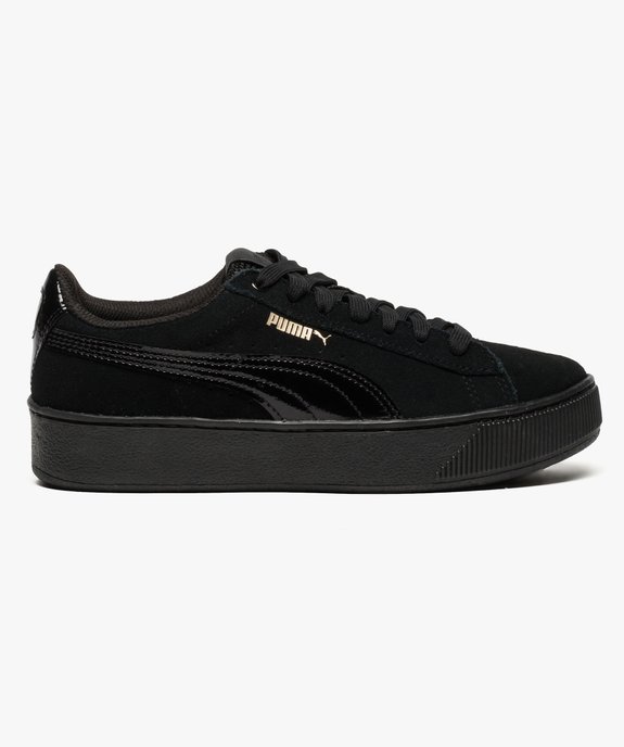 puma plateforme cuir