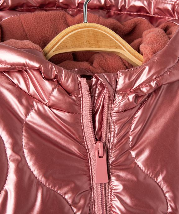 Blouson fille à capuche et doublure chaude vue2 - GEMO(BEBE DEBT) - GEMO