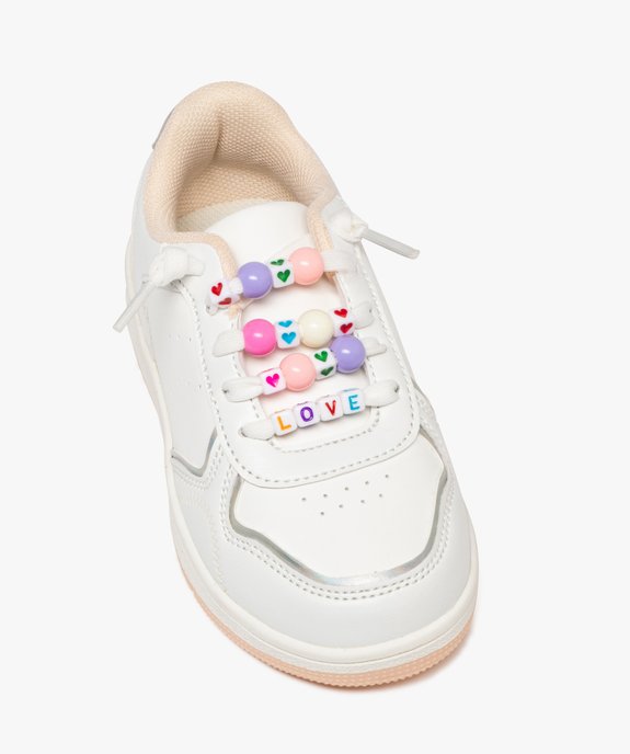 Baskets avec lacets élastiques fantaisie fille - Lovely Wings vue12 - LOVELY WINGS - GEMO