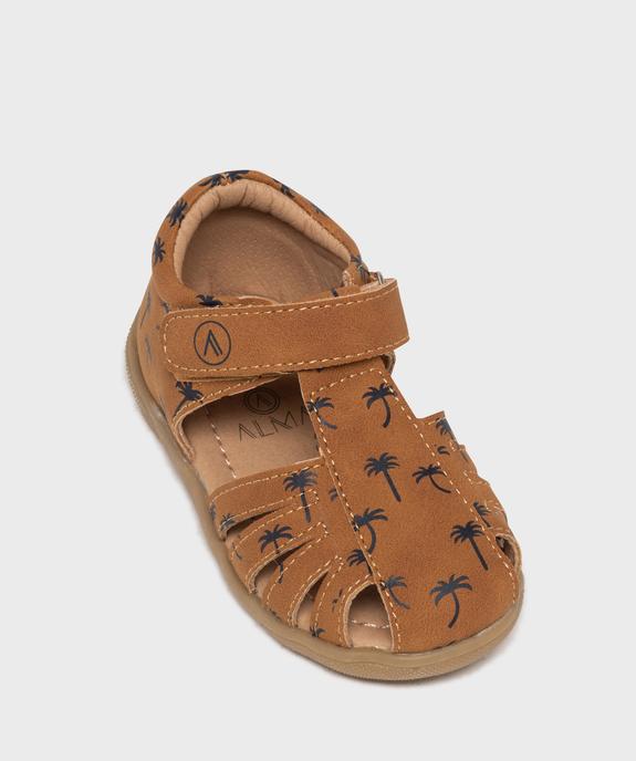 Sandales à scratch à motifs palmiers bébé garçon - Alma vue5 - ALMA - GEMO