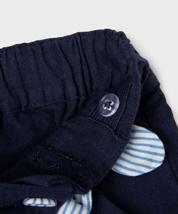 Short à ponts ample avec boutons fantaisie bébé fille - LuluCastagnette vue9 - LULUCASTAGNETTE - GEMO