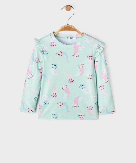 Pull court rayé avec col polo et décolleté V femme vue6 - GEMO(FEMME PAP) - GEMO