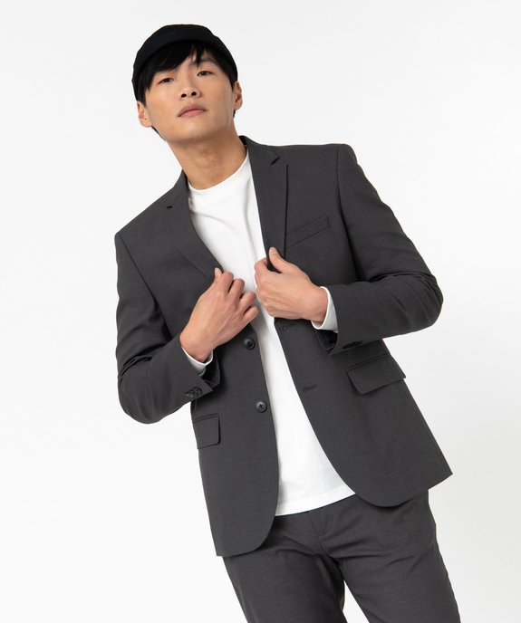 Veste de costume fermeture 2 boutons homme vue1 - GEMO 4G HOMME - GEMO