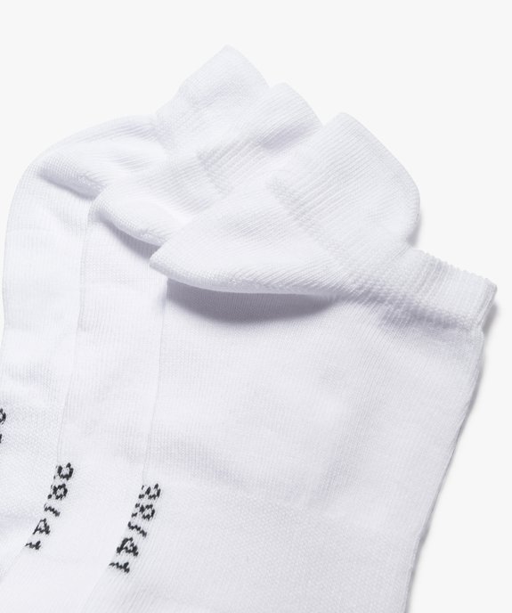 Chaussettes ultra coutes de sport femme (lot de 3) vue3 - GEMO(HOMWR FEM) - GEMO