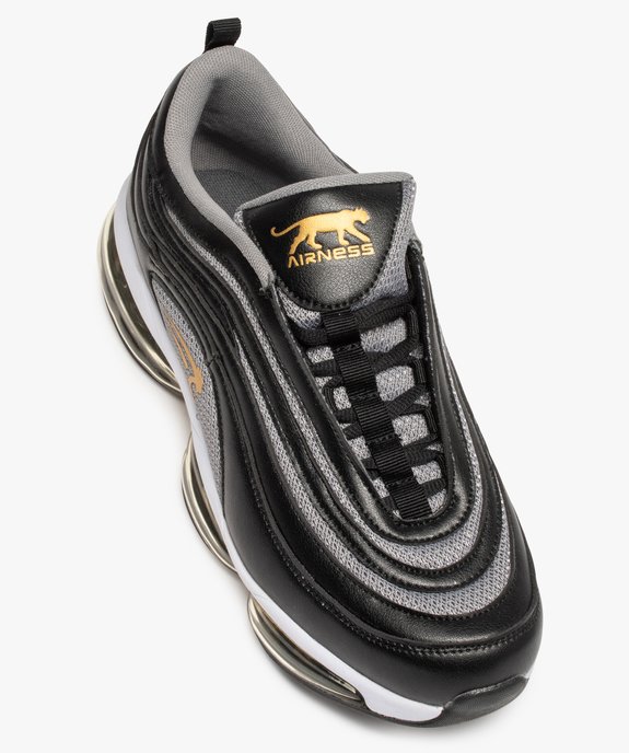 Baskets homme running à semelle translucide – Airness  vue5 - AIRNESS - GEMO