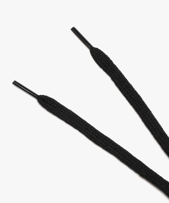 Lacets plats larges unis 90 cm (lot de 2) vue2 - GEMO(ENTRETIEN) - GEMO