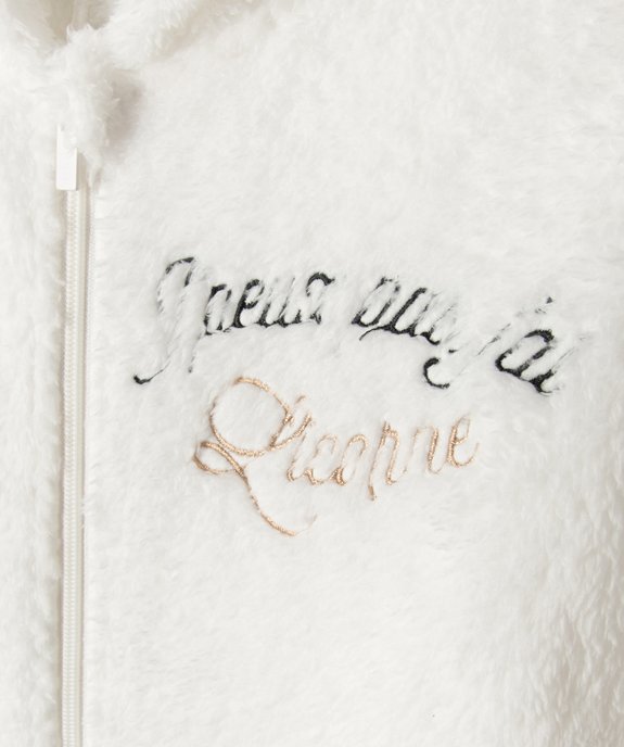 Combinaison d’intérieur fille avec ailes brodées dans le dos vue3 - GEMO (JUNIOR) - GEMO