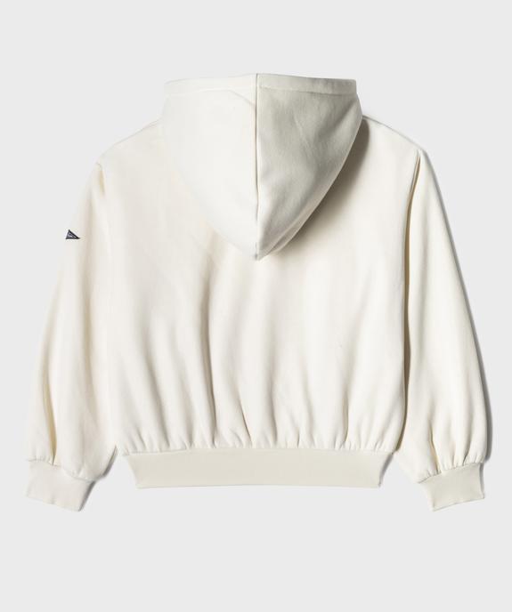 Sweat à capuche coupe courte fille - Camps United vue5 - CAMPS GEMO FOR GOOD - GEMO