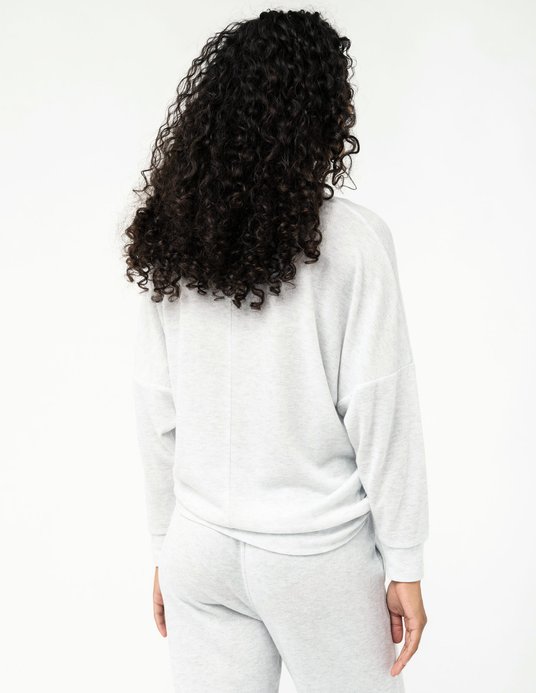 Haut de pyjama à manches chauve-souris femme vue3 - GEMO 4G FEMME - GEMO