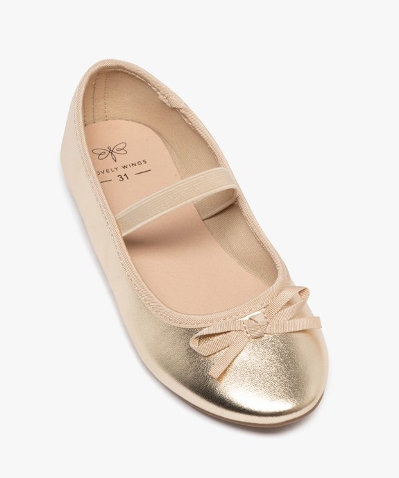 Ballerines brillantes avec élastique de maintien fille vue5 - LOVELY WINGS - GEMO