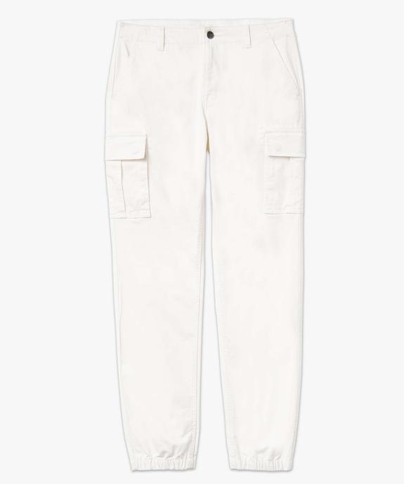 Pantalon cargo coupe Straight homme vue7 - GEMO 4G HOMME - GEMO