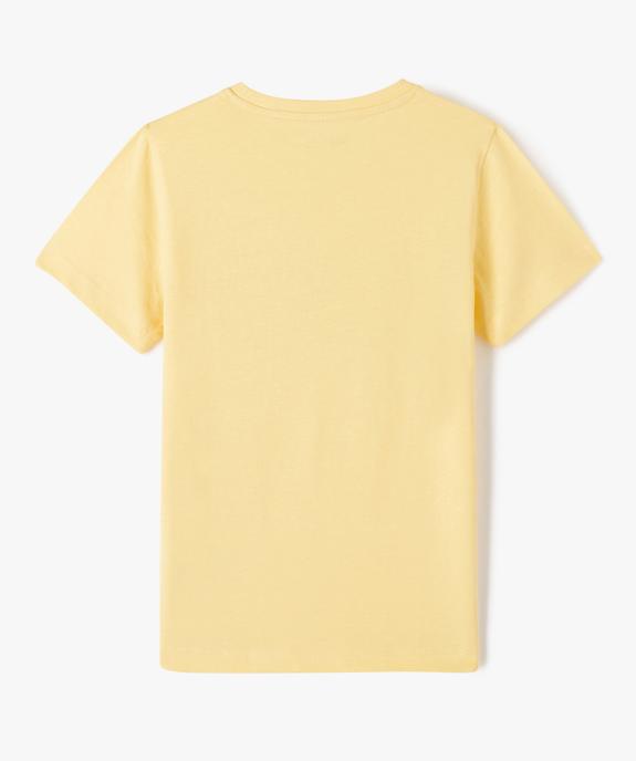 Tee-shirt manches courtes inspiration surf garçon vue3 - GEMO (ENFANT) - GEMO