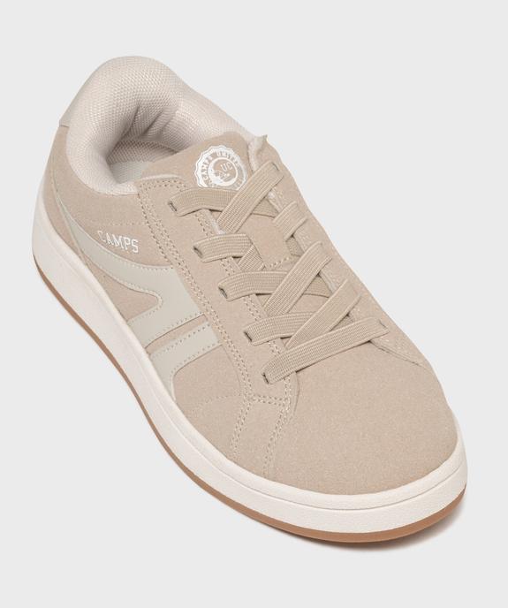Baskets à lacets esprit campus fille - Camps United vue5 - CAMPS US - GEMO