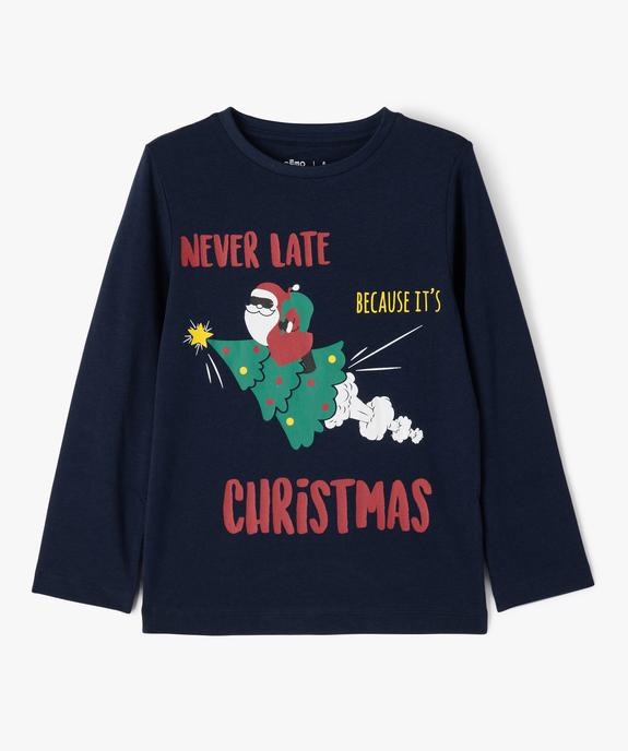 T-shirt de Noël humoristique garçon vue1 - GEMO 4G GARCON - GEMO