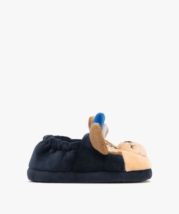 Chaussons garçon en velours avec col élastique Chase - Pat Patrouille vue2 - PAT PATROUILLE - GEMO