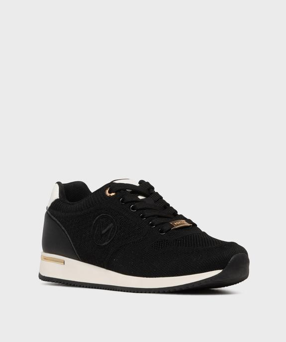 Baskets en toile à lacets avec touches vernies femme - Mexx vue2 - MEXX - GEMO