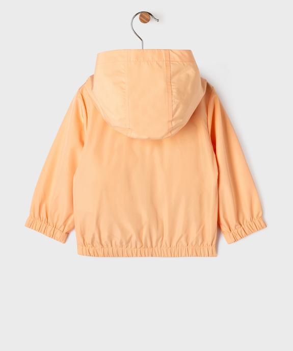 Blouson coupe-vent imperméable bébé fille vue4 - GEMO(BEBE DEBT) - GEMO