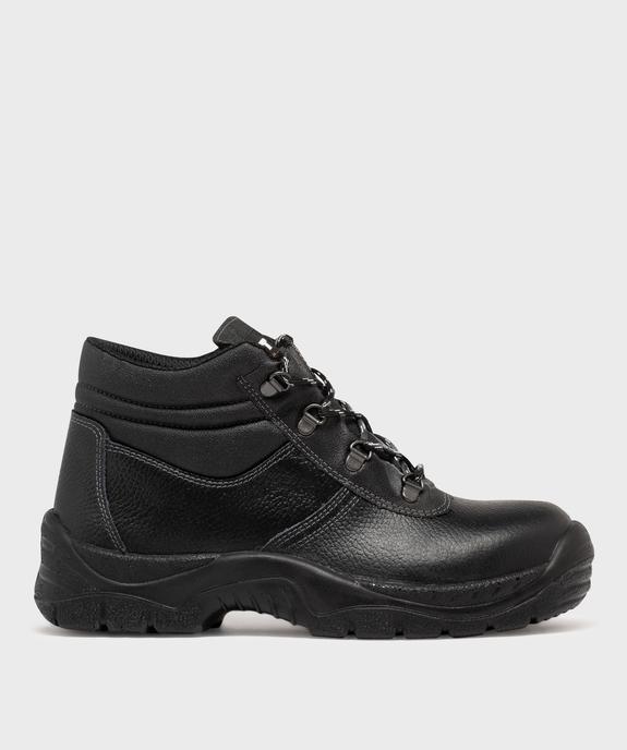 Chaussures de sécurité femme mid-cut dessus en cuir grainé et à lacets vue7 - GEMO (EQUIPT) - GEMO