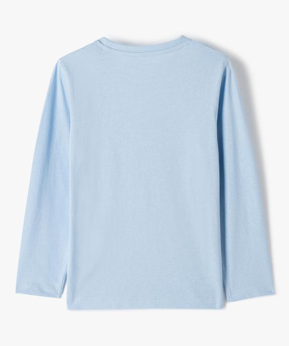T-shirt manches longues imprimé garçon vue3 - GEMO (ENFANT) - GEMO
