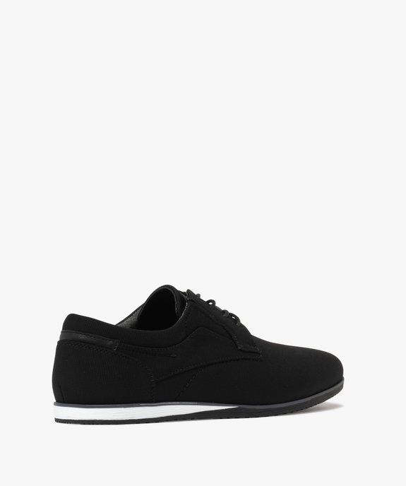 Derbies à semelle sportswear dessus textile homme - Mario Baldano vue4 - MARIO BALDANO - GEMO