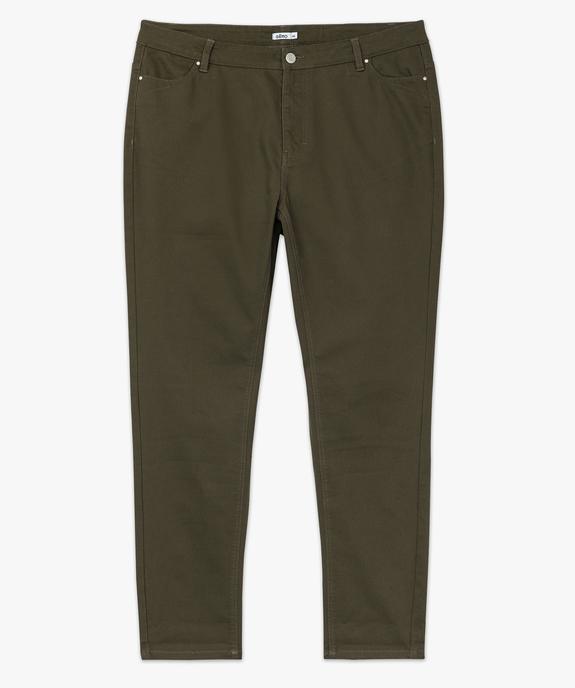 Pantalon coupe Regular taille ajustable femme grande taille vue4 - GEMO (G TAILLE) - GEMO