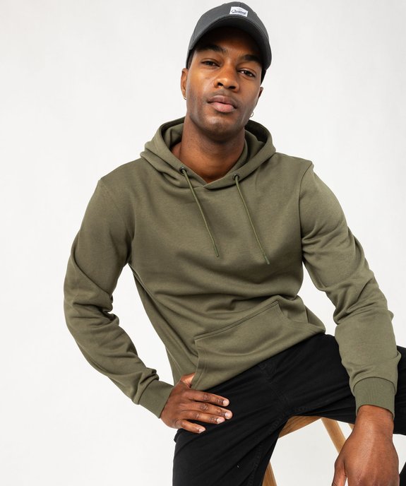 Sweat à capuche intérieur molletonné homme vue1 - GEMO 4G HOMME - GEMO