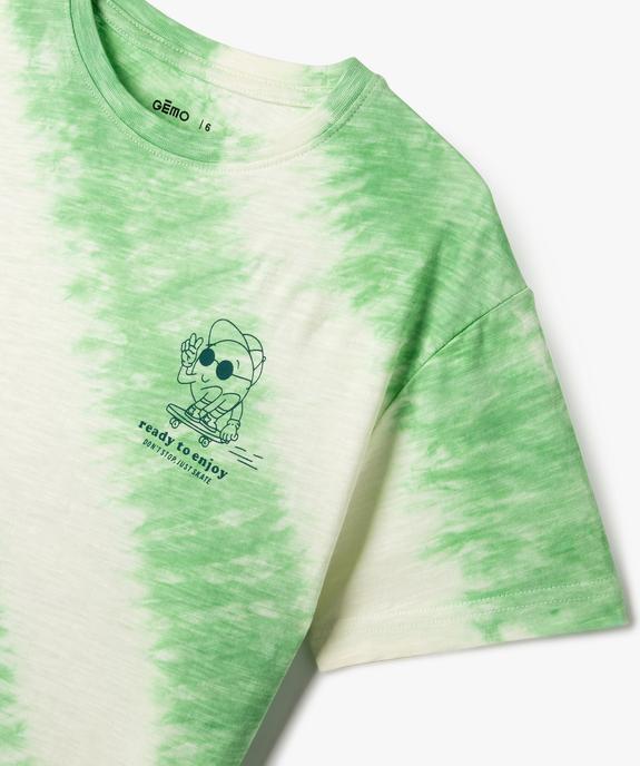 Tee-shirt garçon à message skate vue3 - GEMO (ENFANT) - GEMO