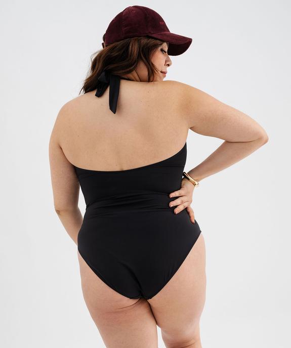 Maillot de bain une pièce femme grande taille bonnets triangles vue9 - GEMO (PLAGE) - GEMO