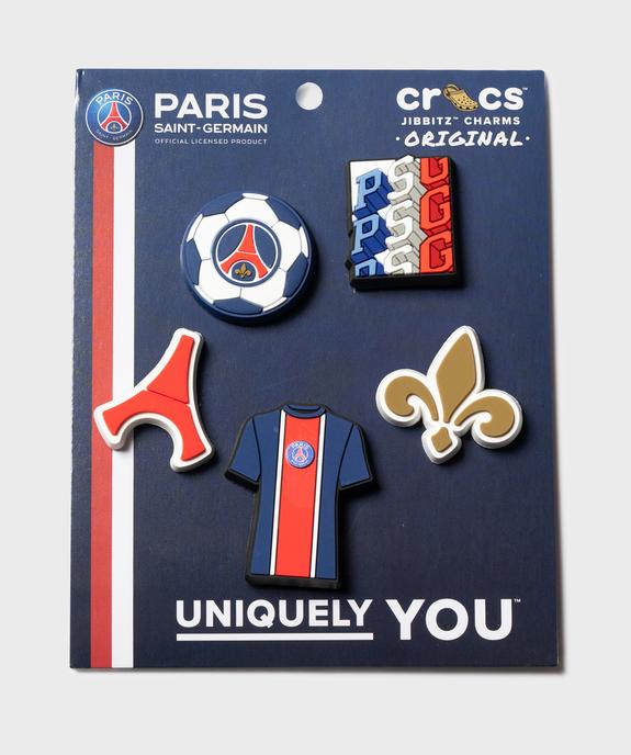 Clips Jibbitz (lot de 5) - Crocs X Paris Saint Germain vue1 - CROCS - GEMO
