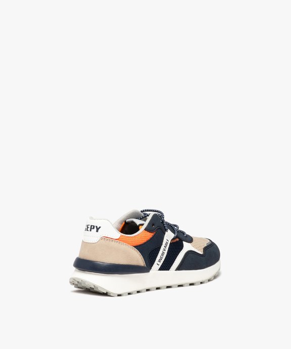 Baskets jogger à lacets pour garçon vue4 - GEPY - GEMO