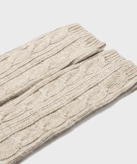 Chaussettes hautes torsadées et épaisses femme vue2 - GEMO(HOMWR FEM) - GEMO
