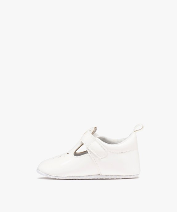 Chaussons de naissance babies vernies bébé vue3 - LITTLE LOVE GEMO FOR GOOD - GEMO