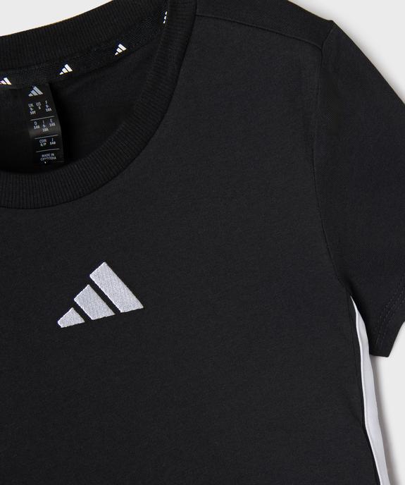 Tee-shirt manches courtes coupe courte fille - Adidas vue2 - ADIDAS - GEMO