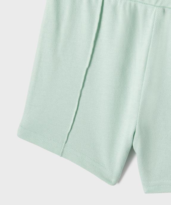 Ensemble 2 pièces bébé garçon short et polo vue3 - GEMO(BEBE DEBT) - GEMO