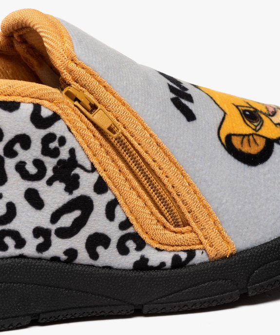 Chaussons Bebe Garcon Bottillons Zippes Le Roi Lion Gemo