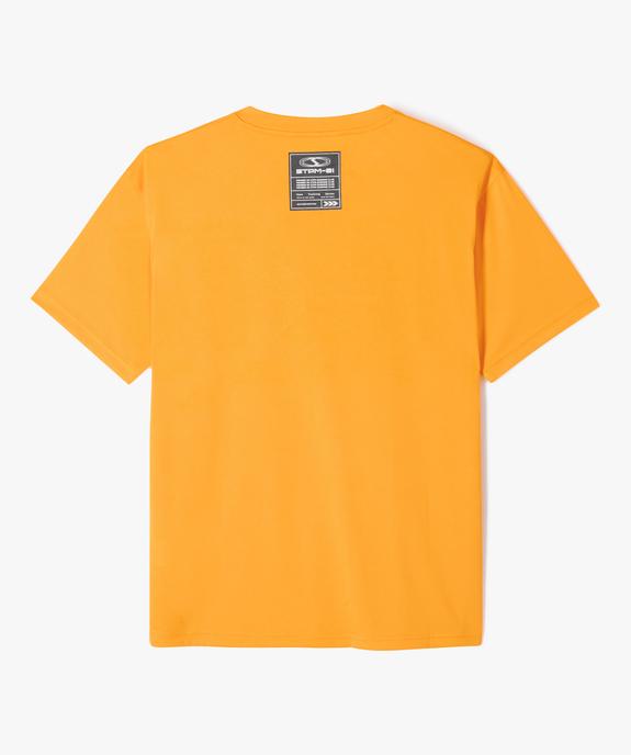 Tee-shirt de sport col V garçon vue3 - GEMO (JUNIOR) - GEMO