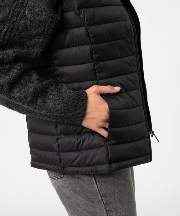 Doudoune sans manches avec col montant femme vue6 - GEMO 4G FEMME - GEMO