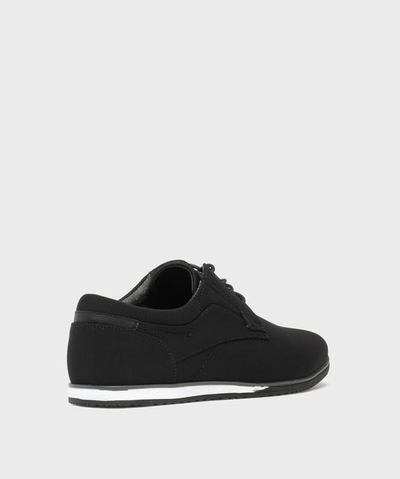 Derbies à semelle sportswear dessus textile homme - Mario Baldano vue10 - MARIO BALDANO - GEMO