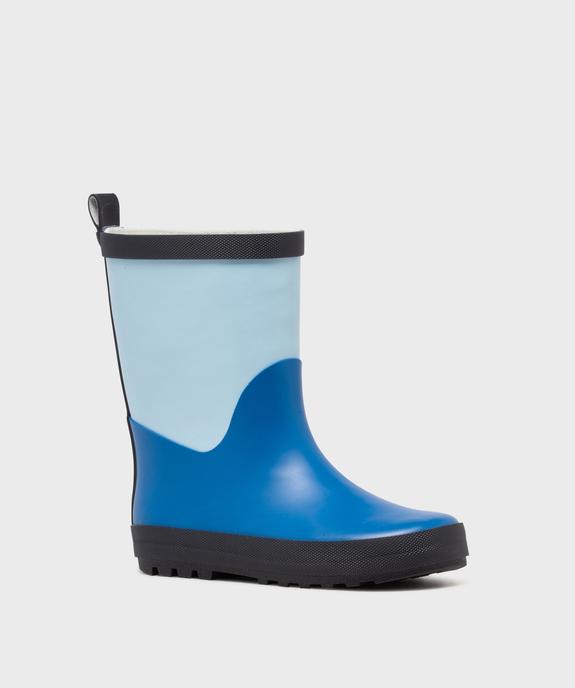 Bottes de pluie colorblock garçon - 5 Miles vue2 - 5 MILES - GEMO