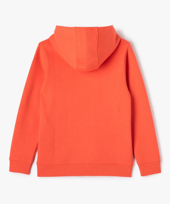 Sweat molletonné à capuche garçon vue3 - GEMO (JUNIOR) - GEMO