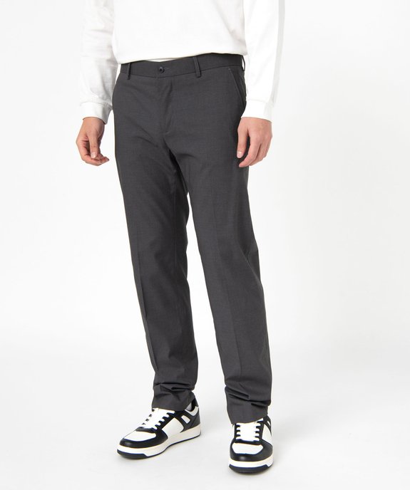 Pantalon de costume coupe droite homme vue1 - GEMO 4G HOMME - GEMO
