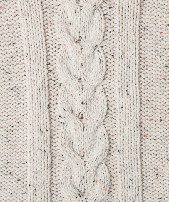 Pull en maille chinée bébé garçon vue3 - GEMO(BEBE DEBT) - GEMO