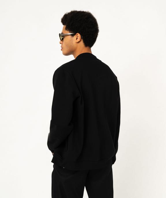 Sweat zippé en molleton doux homme vue3 - GEMO (HOMME) - GEMO