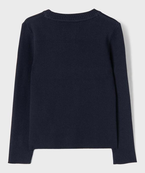 Pull en maille côtelée fille - LuluCastagnette vue2 - LULUCASTAGNETTE - GEMO