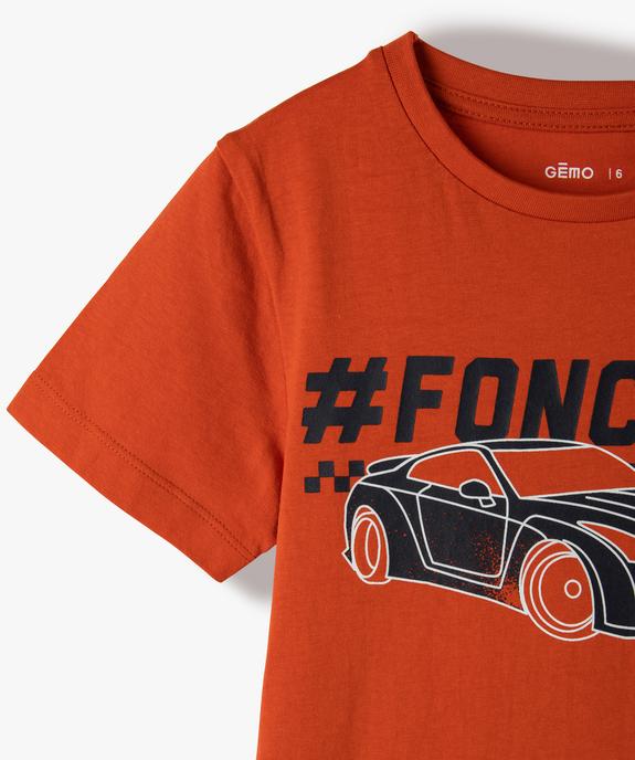 Tee-shirt garçon imprimé à manches courtes vue2 - GEMO 4G GARCON - GEMO